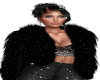 Kimberly Blk Sparkle Fur