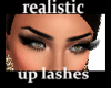very long real up lashes