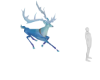 Blue Reindeer