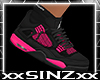 🎗Black Pink Sneakers