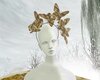 A | Golden butterflies