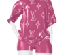 LV Night Gown Pink