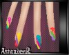 !AR! Rainbow Nails