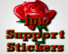 {CF}10K SUPPORT STICKER