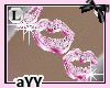 aYY-Pink Lips Armband L