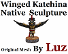 Wing Katchina Sculpture