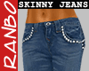 *R* Skinny Blue Jeans
