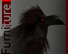 Dark Red Eyed Raven