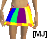 Stripe Miniskirt