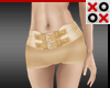 Tan Silk Hot Pants