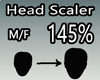 Scaler Head 145%  M/F