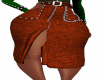Versity Br Orng Skirt