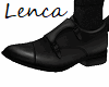 Leather black boots