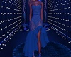 Blue/ Diamonds  Dress