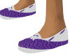 Purple Silver Slippers
