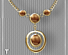 Brown Gold Necklace