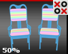 50% Scaler Blue Chairs