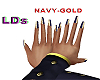 {LDs}Navy & Gold Glitter