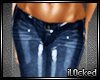 [iL0]Blue Pvc Jeans look