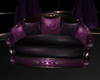 Purple Club couch w/pose