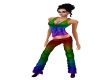 *LL* Rainbow top + Jeans
