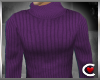 *SC-Warm Sweater Purple