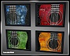 4 Acoustic Guitars Art