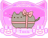 Kitty gift sticker