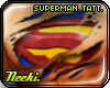 n. SUPERMAN Tattoo/MALE.