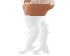thigh high white boots