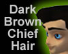 Dark Brown Chief Hair