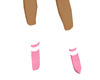 Pink and white santa boo