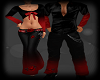 Red Fade Couple Pants -F