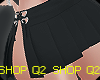 Q. Cleo Black Skirt