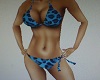 Blue Leopard Bikini 