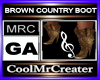 BROWN COUNTRY BOOT
