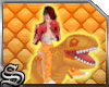 [S] Dino rider orange [F