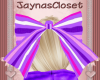 *J* Big Purple Pink Bow