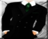 BLK Suit/Green Tie