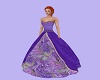 purple shades gown