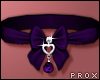 Purple Ribbon Choker