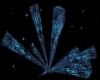 Animated blue laserlight