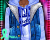[I] Blue Hoody/Jacket