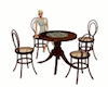 chair and table