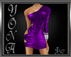 PF Purple Short Dress