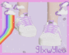 gx. lilac sneakers