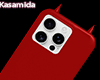 Lil Evil Phone Case Red