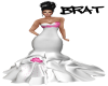 ♥DB White N Pink Gown