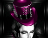 b pink steampunk hat M