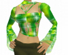 Green Goth Style Top